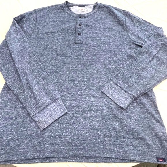 Faherty grey mens long sleeve crewneck shirt size xxl - Picture 1 of 3